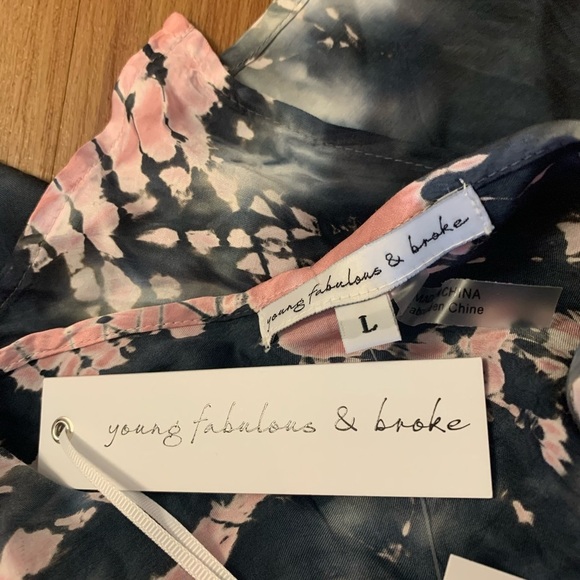 Young Fabulous & Broke Hunny Tie-Dye Tassel Tunic - Picture 6 of 9